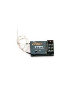 FrSky 7ch FASST compatible receiver, top pin version TFR6