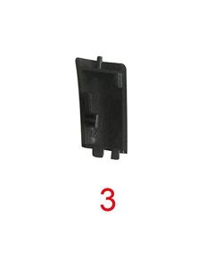 YC.SJ.WS000135.01 P4 PRO  Landing Gear Anteena Cover 3 (Black)  OBSIDIAN