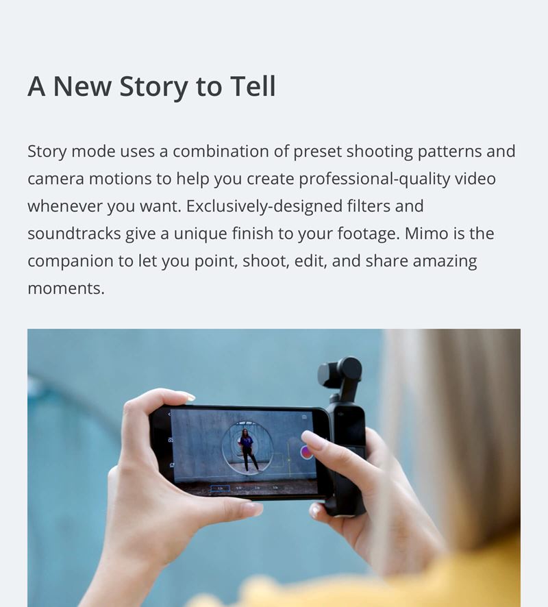 DJI Osmo Pocket DJI Osmo Pocket