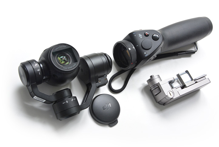 DJI Osmo impugnatura e camera con supporto per smartphone