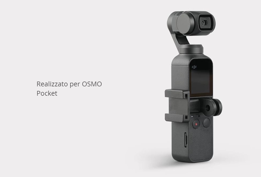 Staffa di fissaggio universale PGYTECH con slot laterale per OSMO Pocket Staffa di fissaggio universale PGYTECH con slot laterale per OSMO Pocket