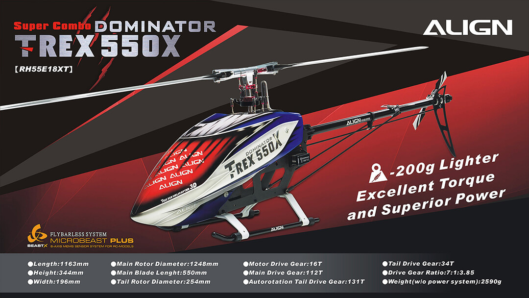 T-REX 550X Dominator Super Combo