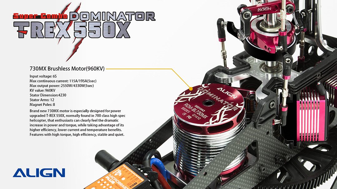 T-REX 550X Dominator Super Combo