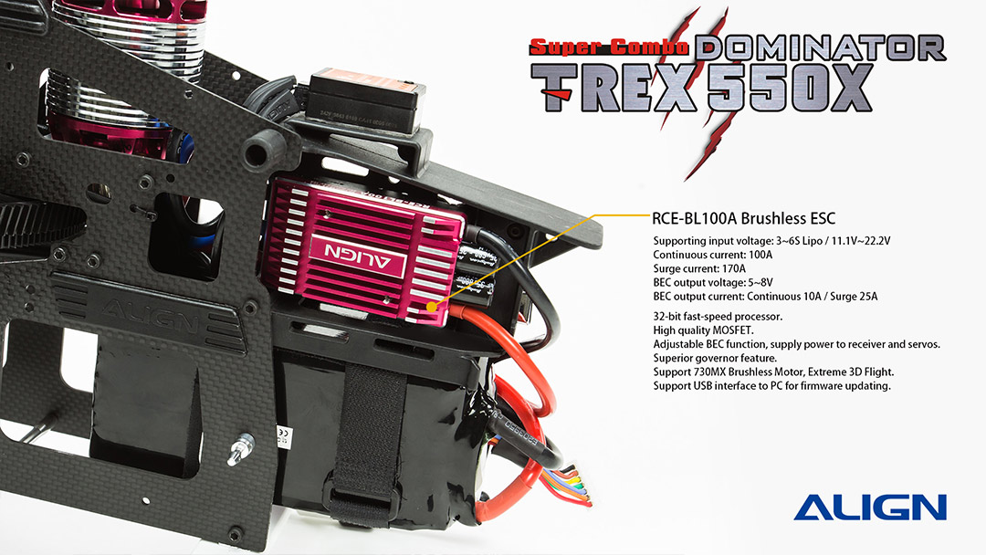 T-REX 550X Dominator Super Combo