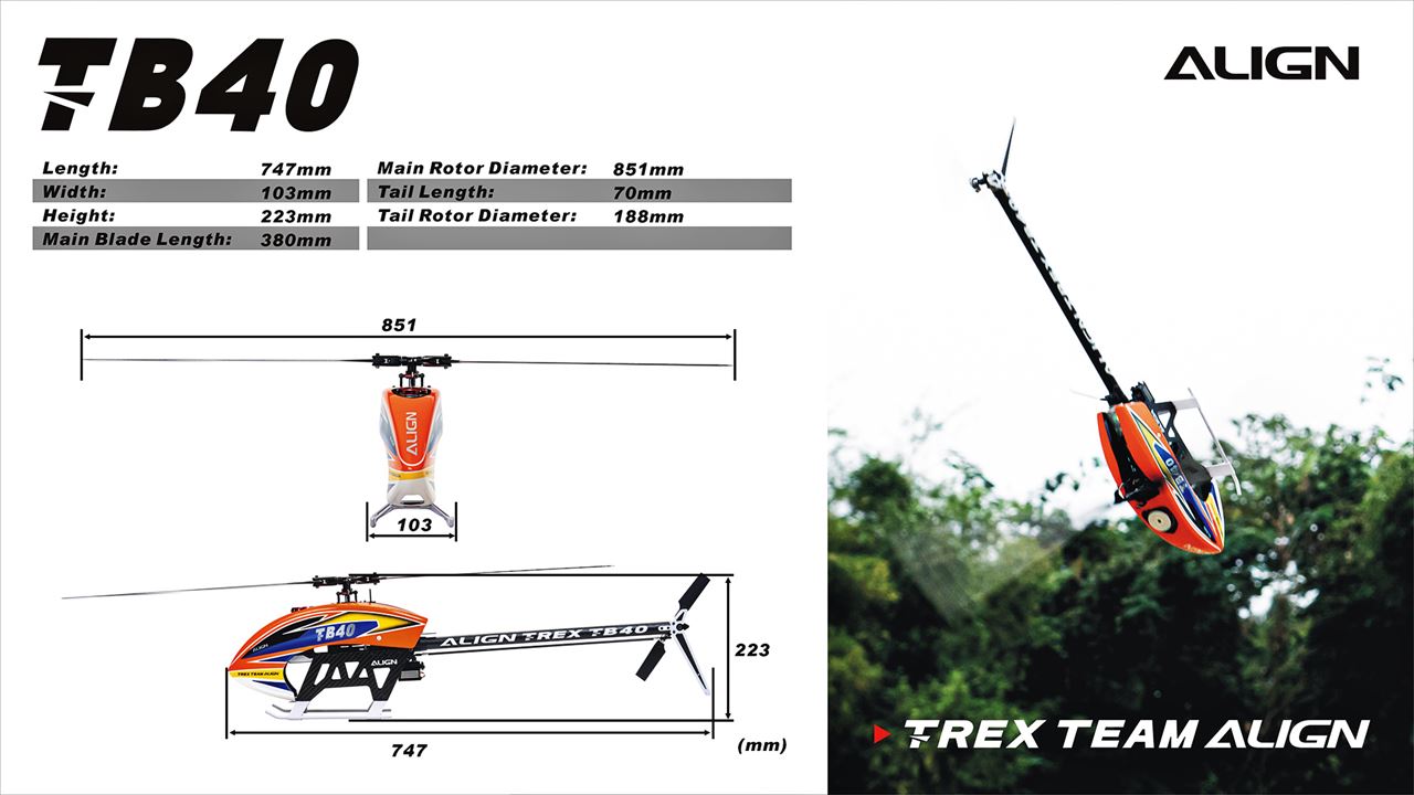 Align T-Rex TB40 Align T-Rex TB40