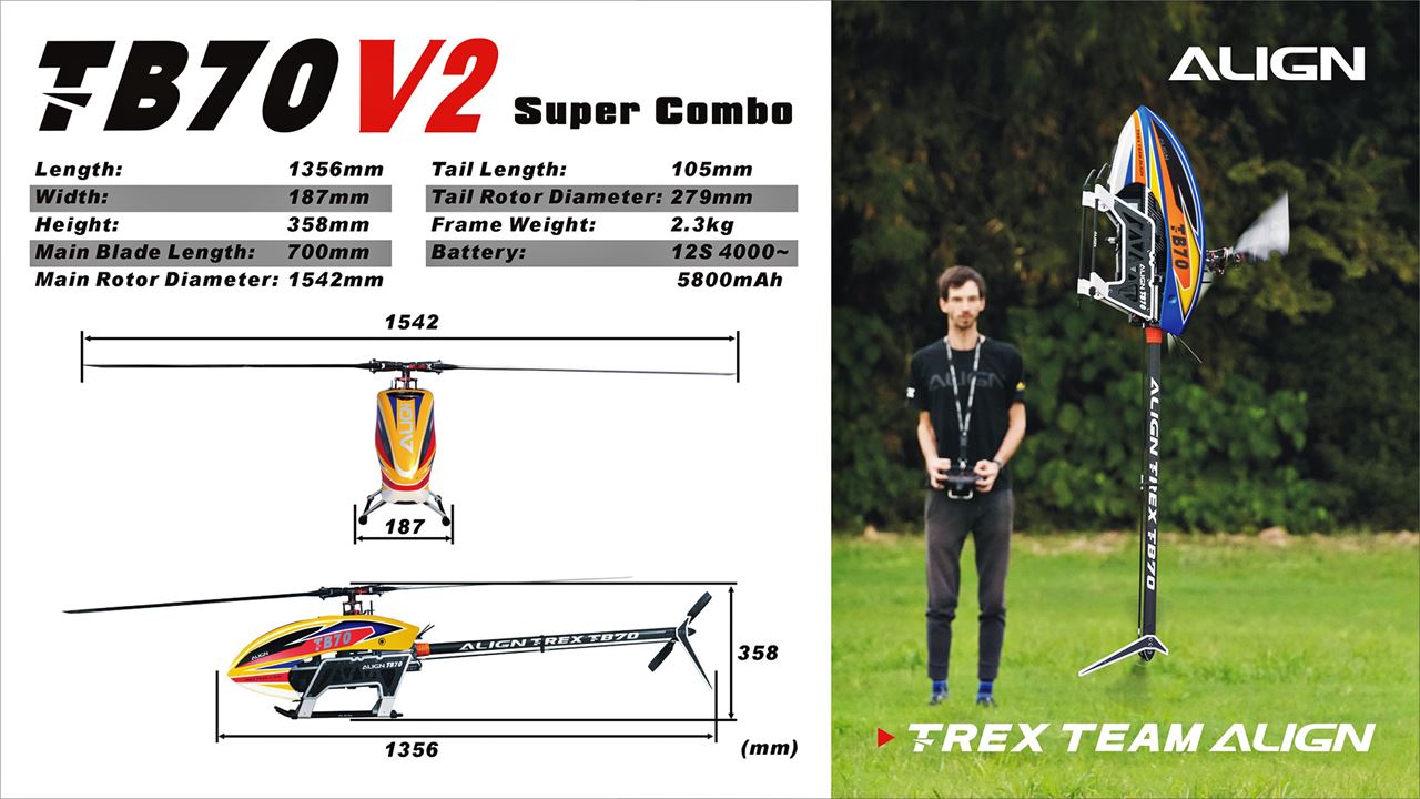 Align T-Rex TB70 V2