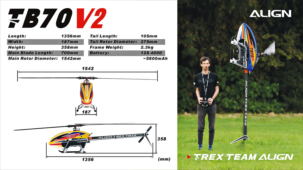 Align T-Rex TB70 V2