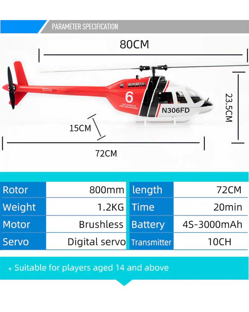 Fly Wing Bell 206 V3