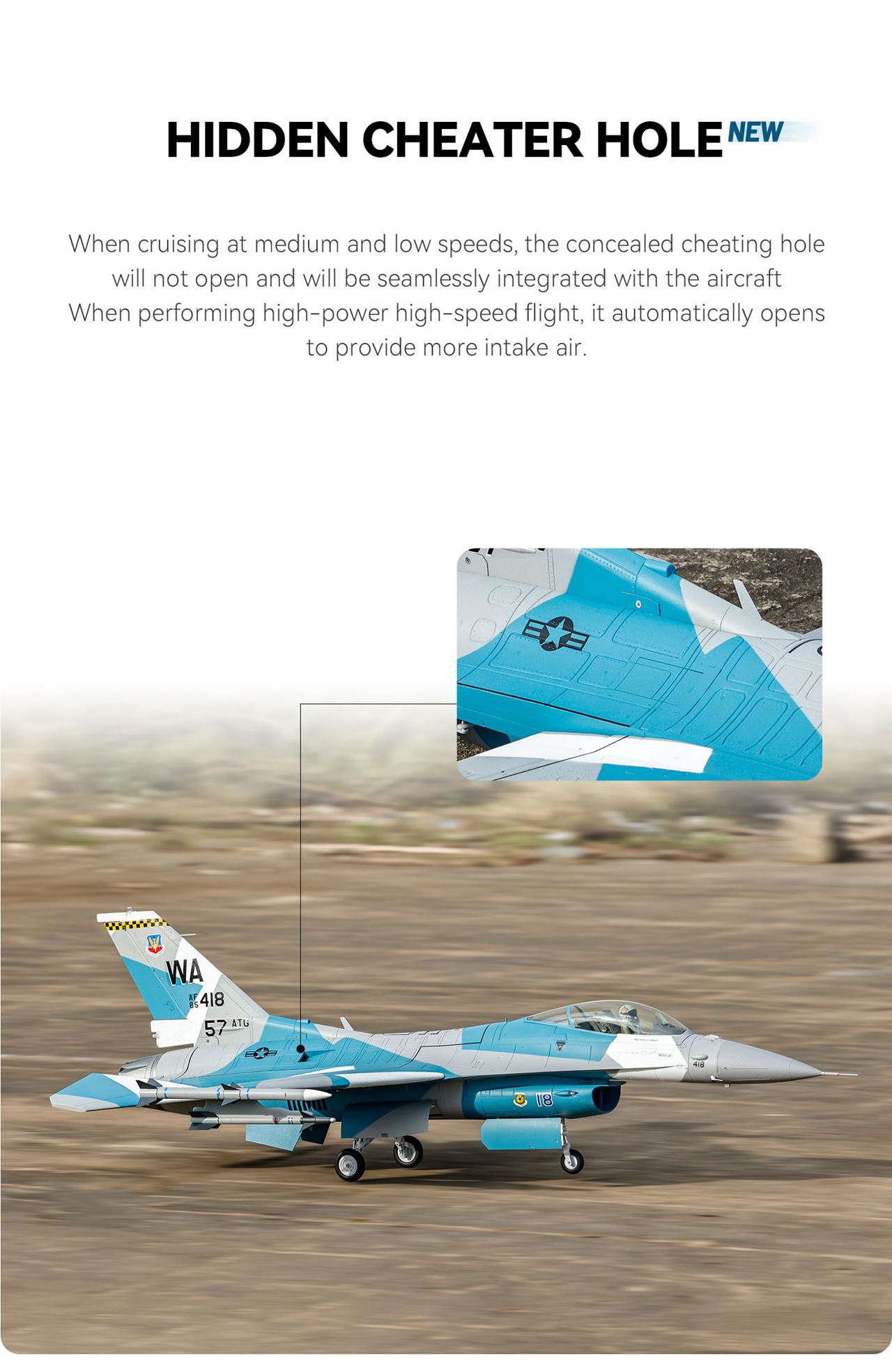 Freewing F-16 V2 High Performance 90mm EDF Jet - PNP