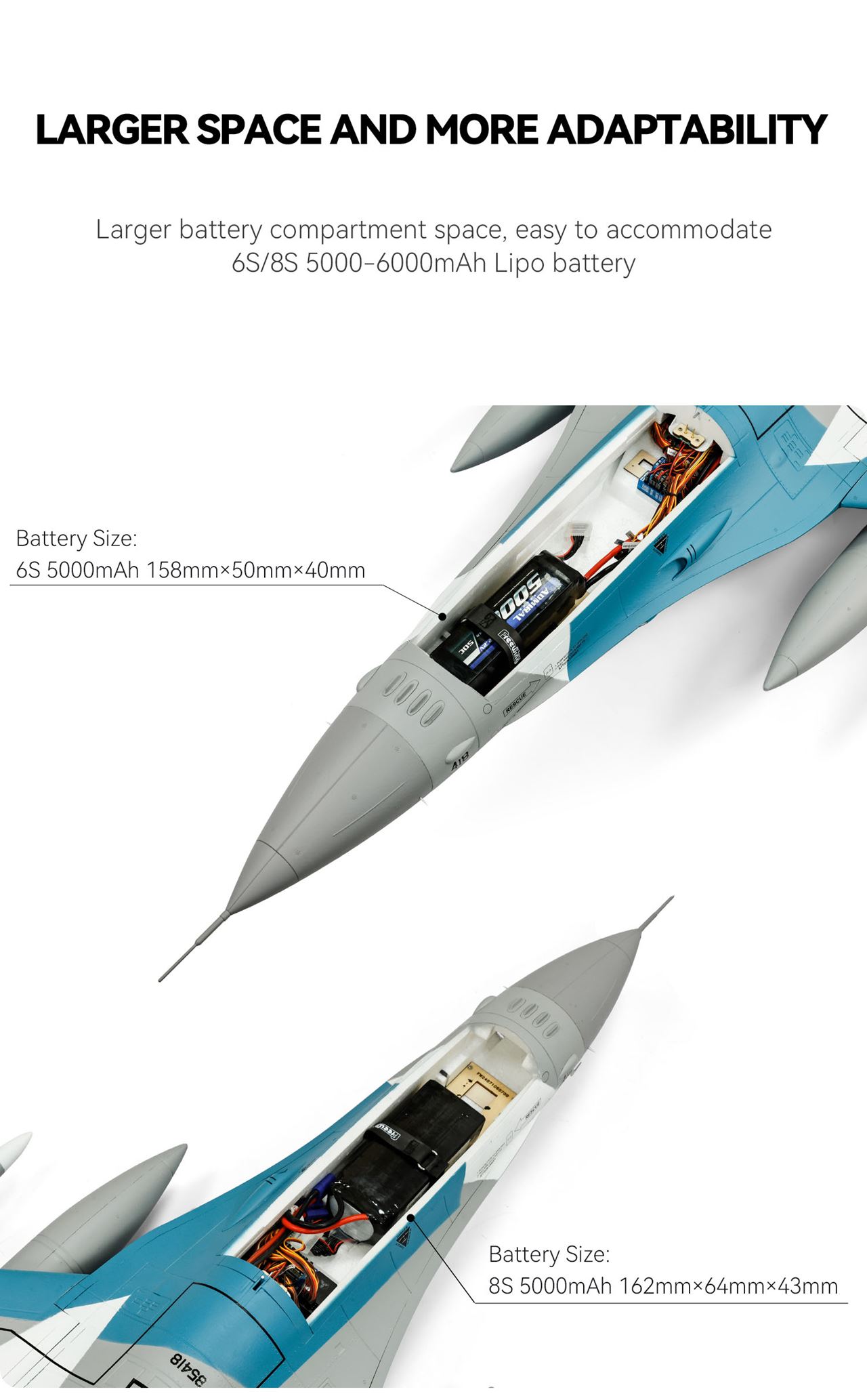 Freewing F-16 V2 High Performance 90mm EDF Jet - PNP