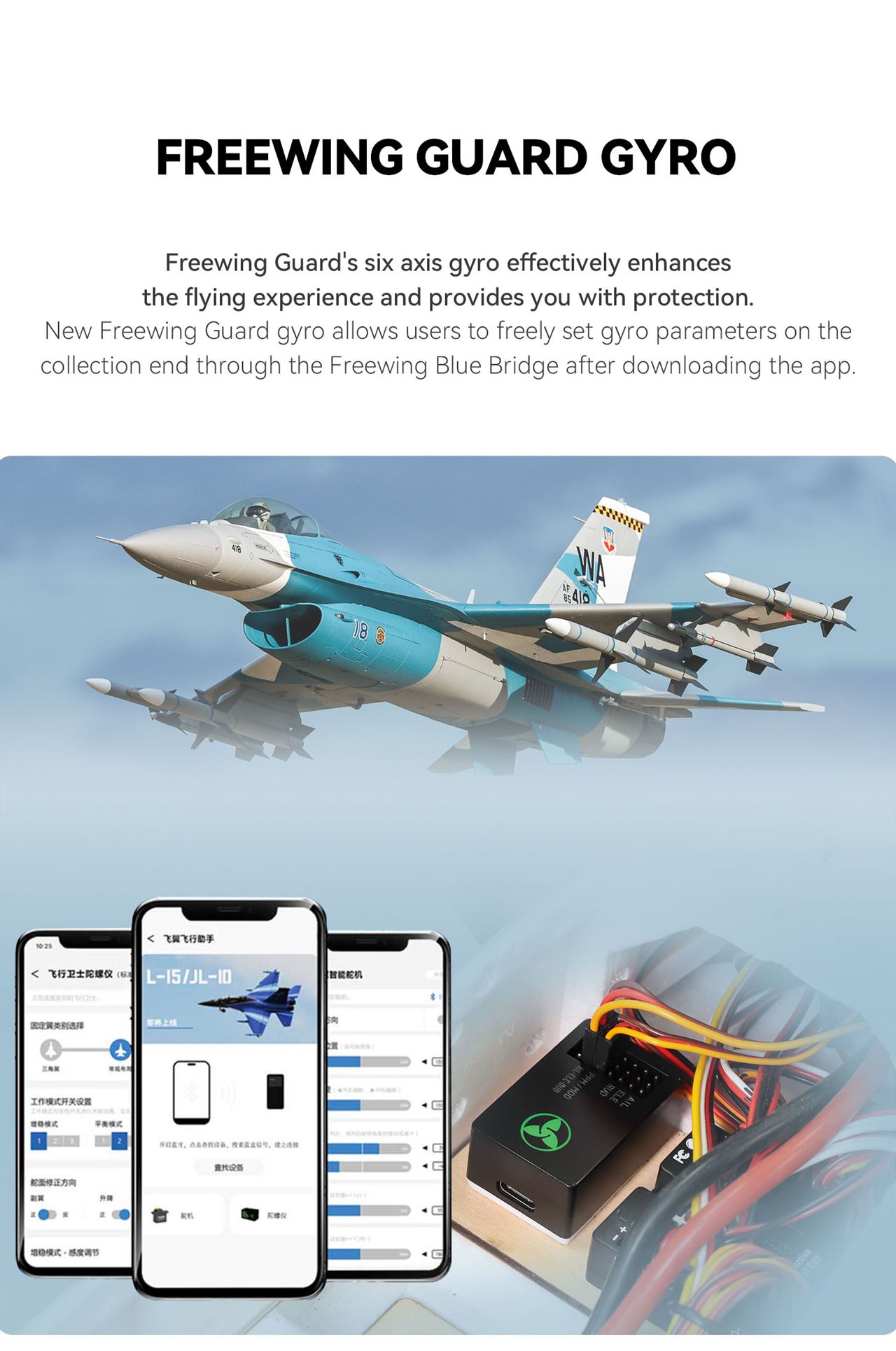 Freewing F-16 V2 High Performance 90mm EDF Jet - PNP
