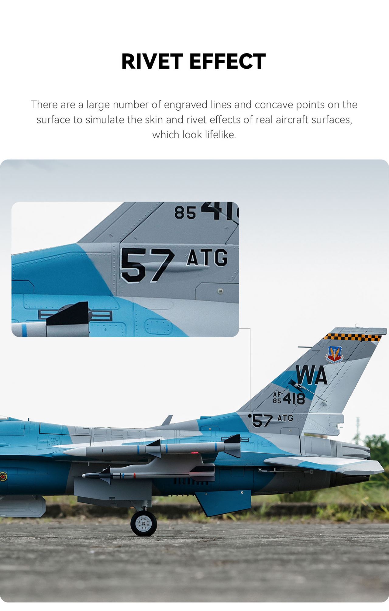 Freewing F-16 V2 High Performance 90mm EDF Jet - PNP