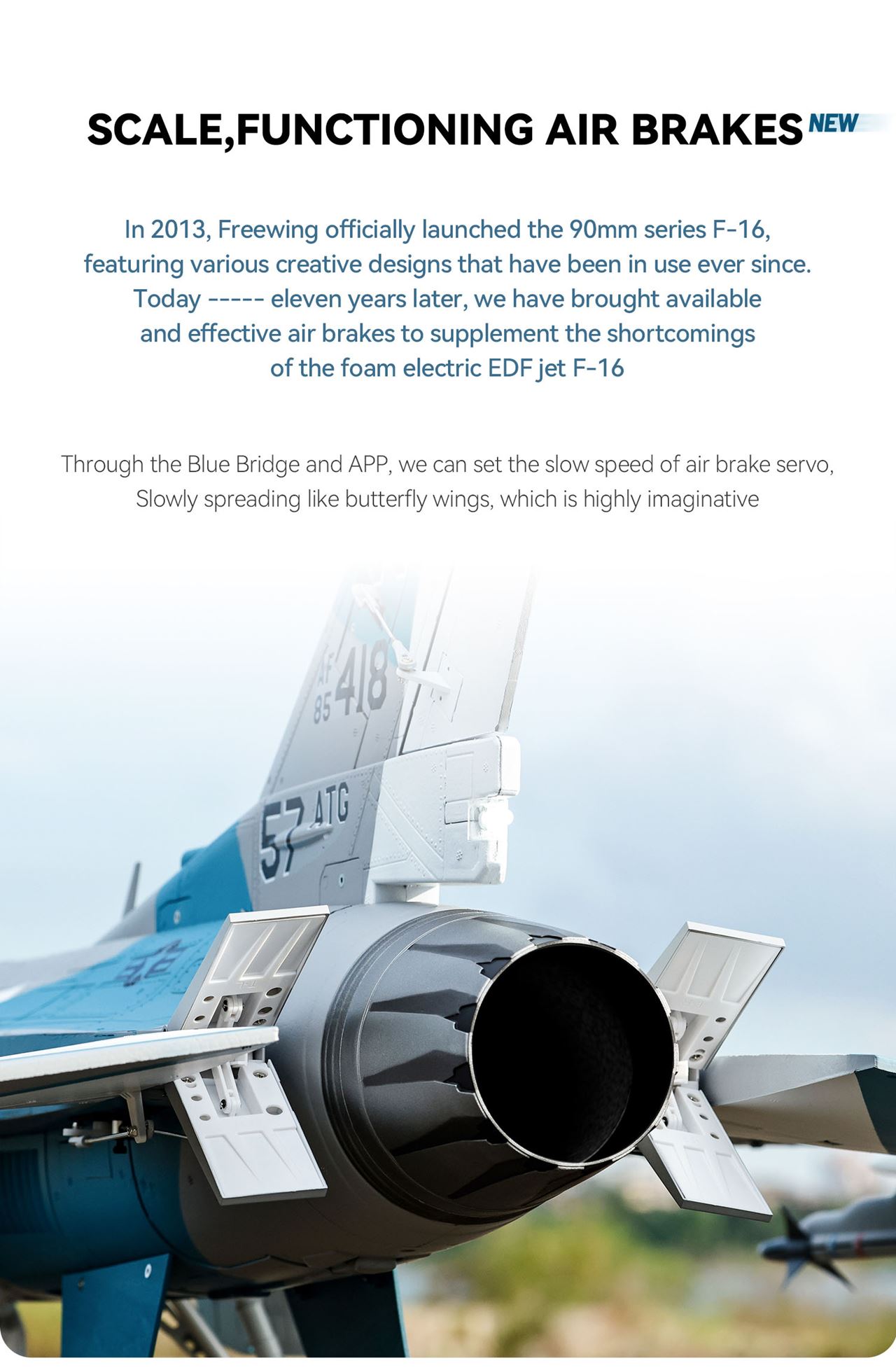Freewing F-16 V2 High Performance 90mm EDF Jet - PNP